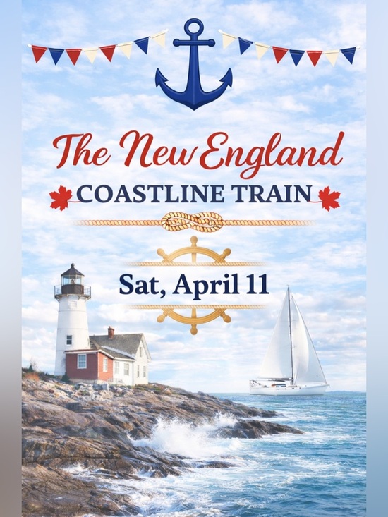 Other - ⚓️The New England Coastline Train Live Show Flyer🦞⚓️